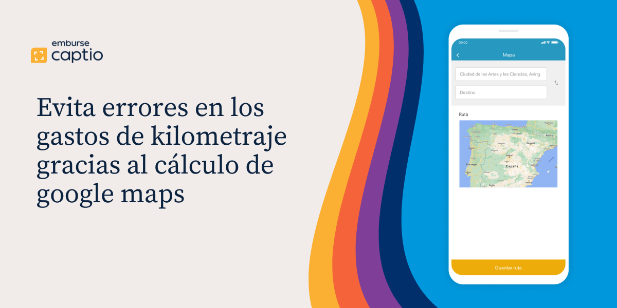 Captio, la gestión del kilometraje más top con Google Maps